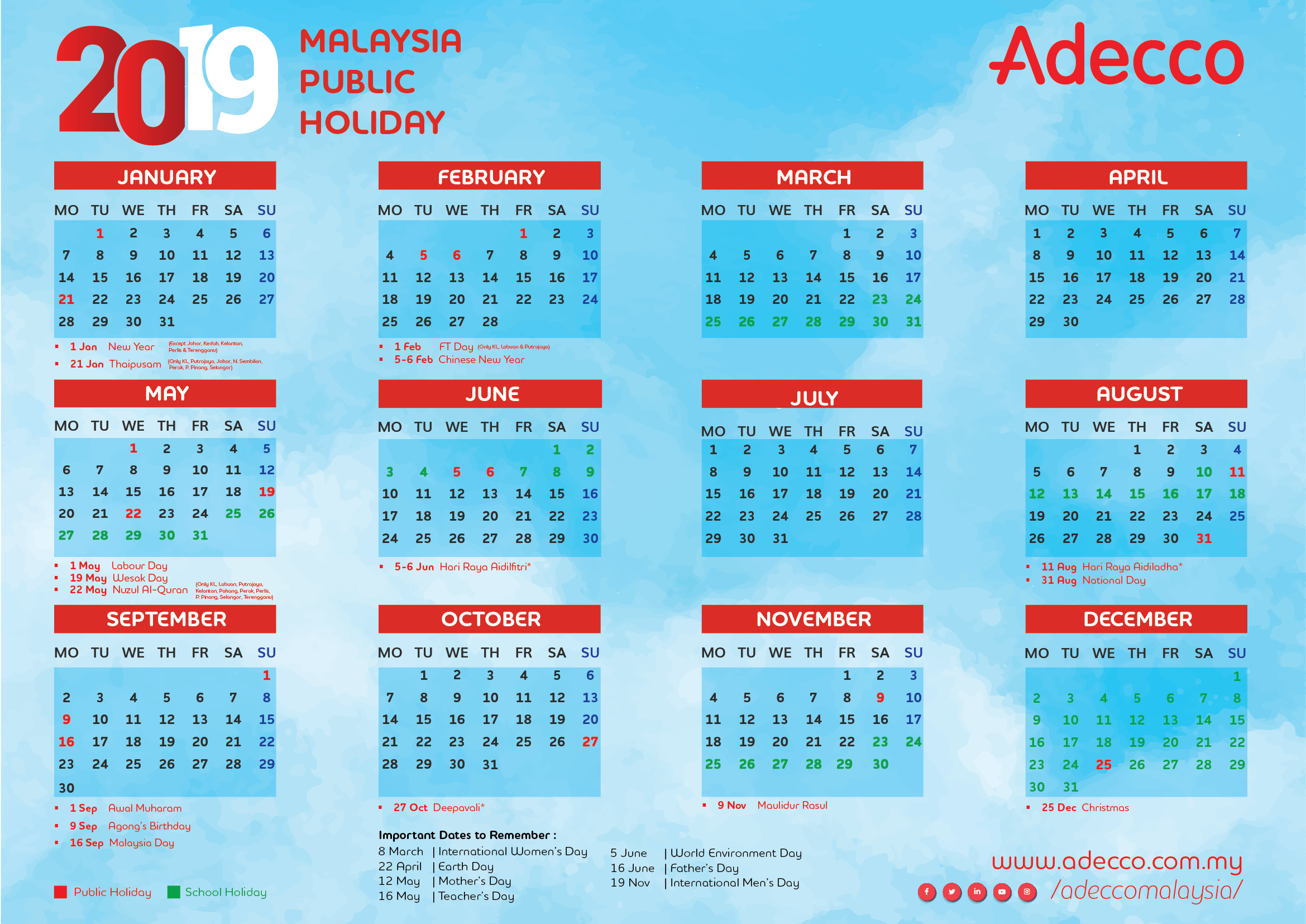 Perak Public Holidays 2019 8 Long Weekends Holidays In Perak